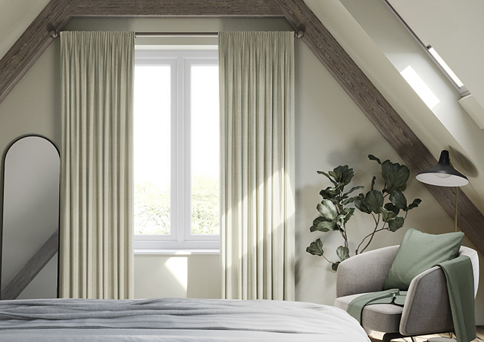 Emily Bond George Stripe, Sage - Made to Measure Curtains - Image 3